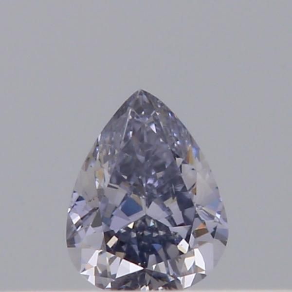 Pear Fancy Violet Gray Violet Natural Diamond 0.08ct loose diamond