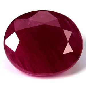 Oval Red Ruby 3.68ct loose gemstone