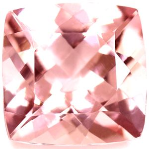 Cushion Pink Morganite 1.54ct loose gemstone
