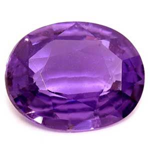 Oval Purple Sapphire 1.27ct loose gemstone