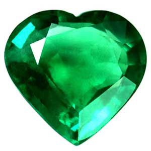 Heart Green Emerald 2.76ct loose gemstone