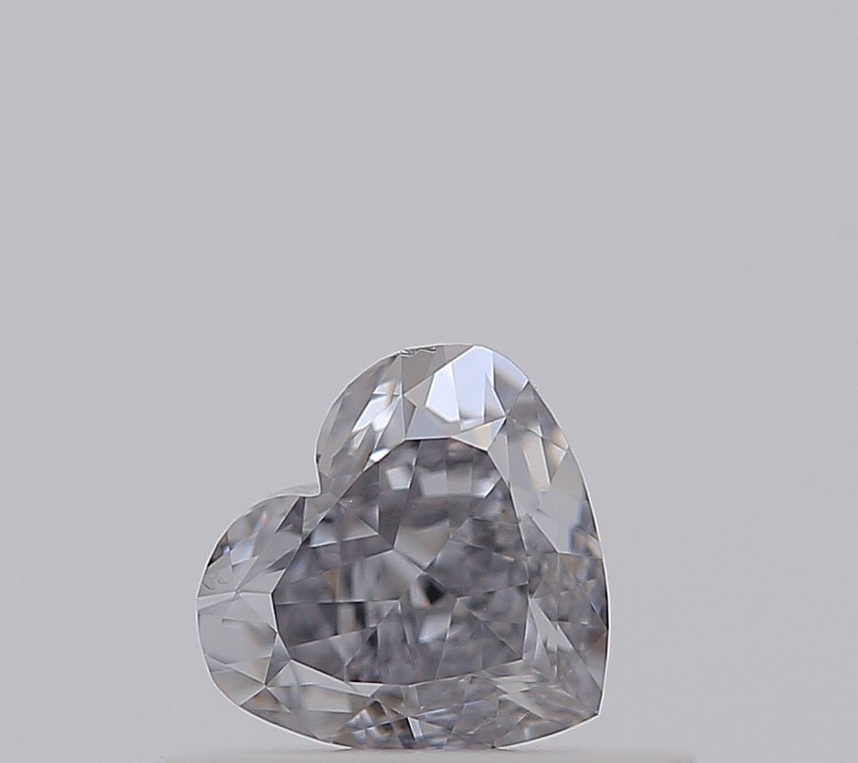 Heart Fancy Light Gray Blue Natural Diamond 0.5ct VS2 loose diamond