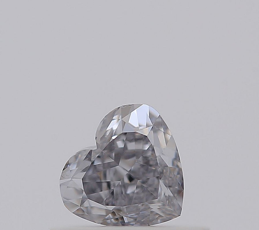 Heart Fancy Light Gray Blue Natural Diamond 0.5ct VS2 loose diamond