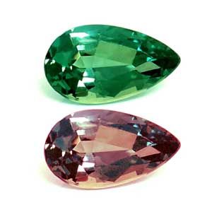 Pear Green Alexandrite 0.23ct loose gemstone