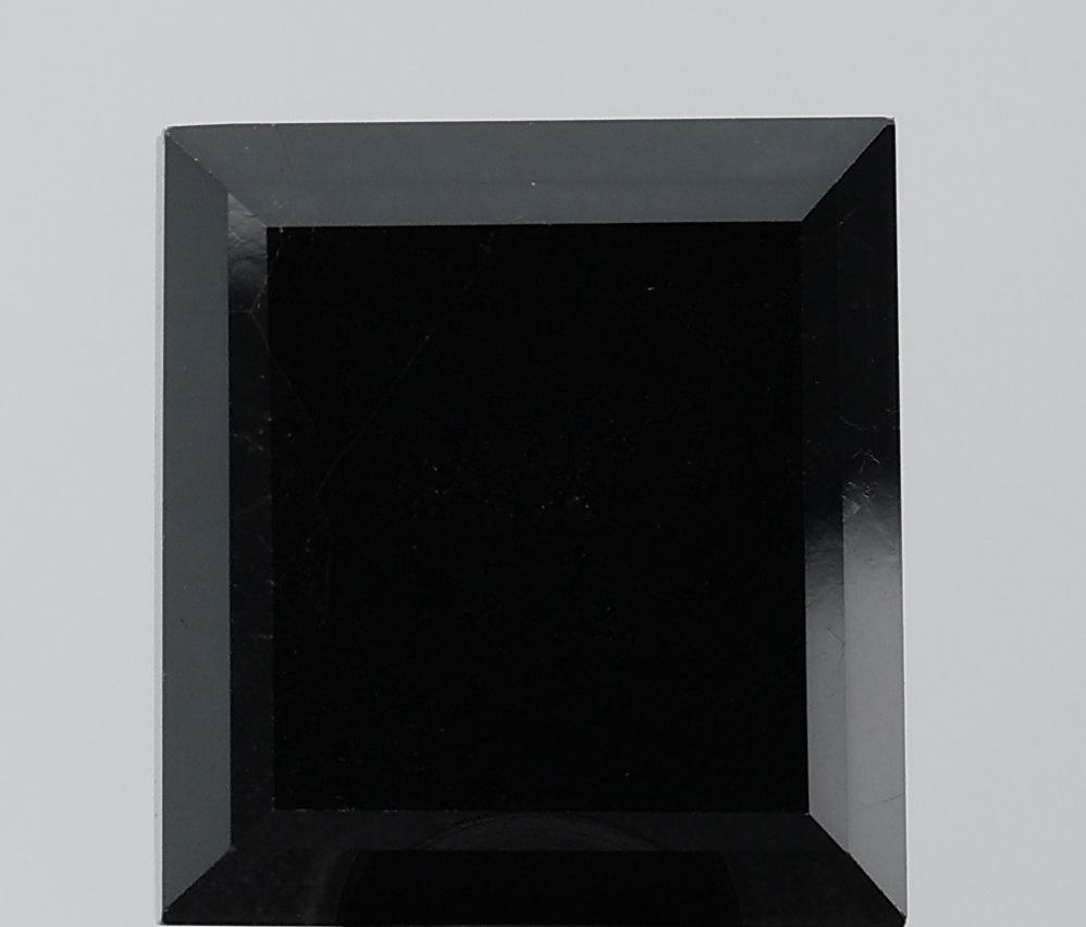 Square Black Natural Diamond 10.92ct VVS2 loose diamond