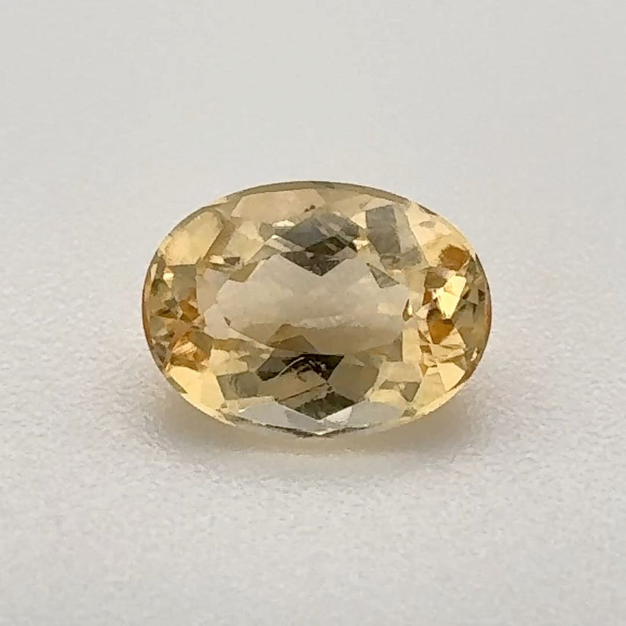 Oval Yellow Topaz 1.095ct loose gemstone