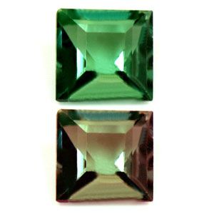 Square Green Alexandrite 0.19ct loose gemstone