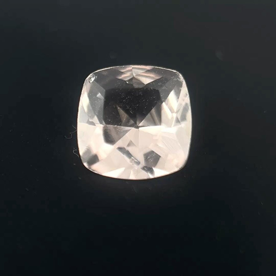 Cushion Pink Morganite 1.09ct loose gemstone