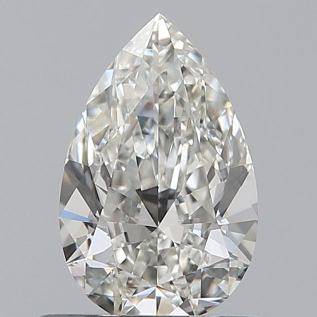 Pear Natural Diamond 0.56ct H IF
