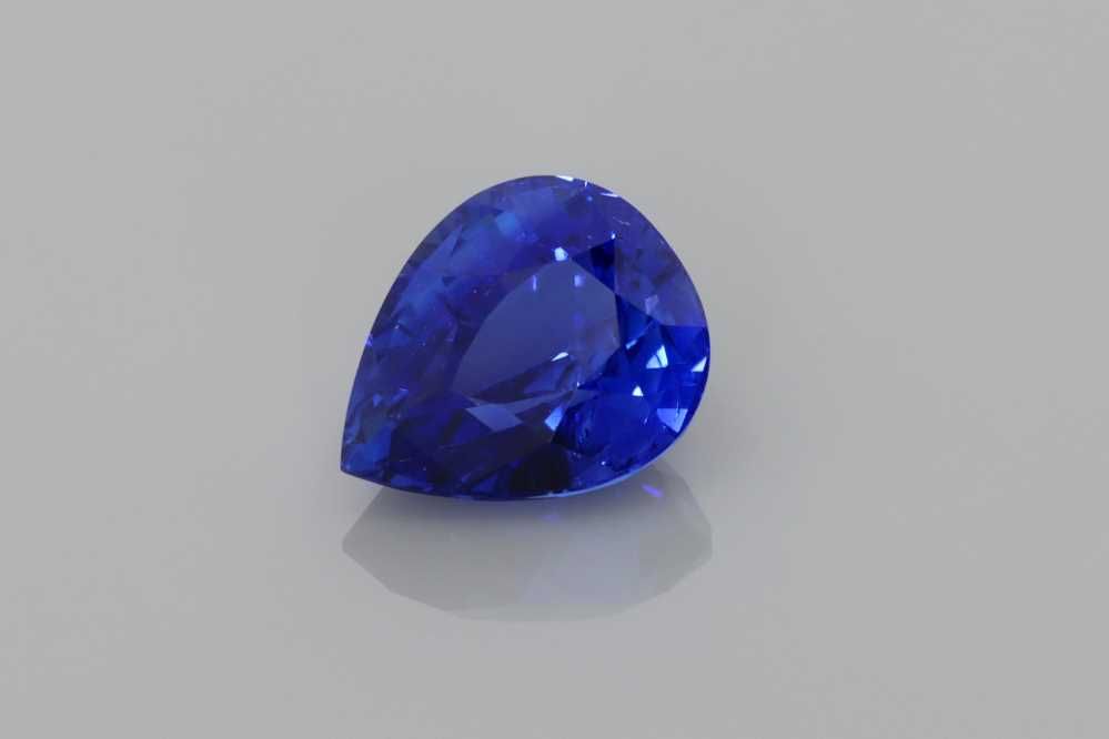 Pear Blue Sapphire 2.09ct loose gemstone