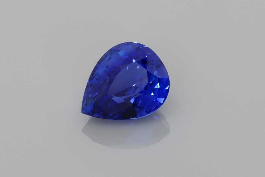 Pear Blue Sapphire 2.09ct loose gemstone
