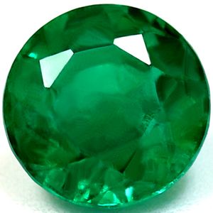 Round Green Emerald 1.66ct loose gemstone