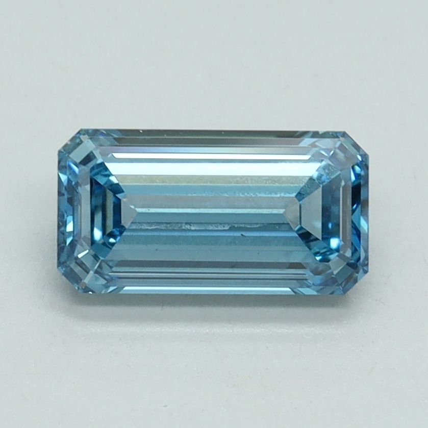 Emerald Fancy Vivid Blue Lab-grown Diamond 1.11ct VS1 loose diamond