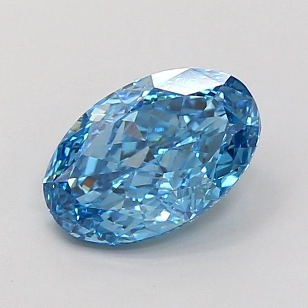 Oval Fancy Vivid Blue Lab-grown Diamond 1.62ct VS1 loose diamond