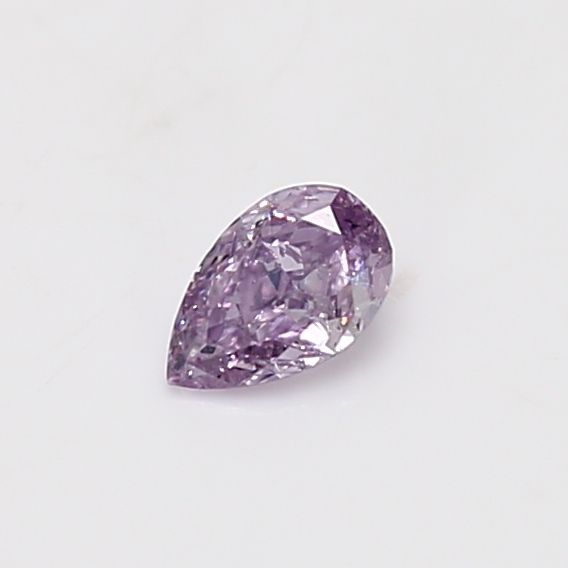 Pear Fancy Pink Purple Natural Diamond 0.25ct SI2 loose diamond