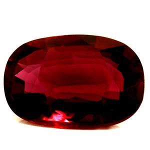 Cushion Red Ruby 1.03ct loose gemstone