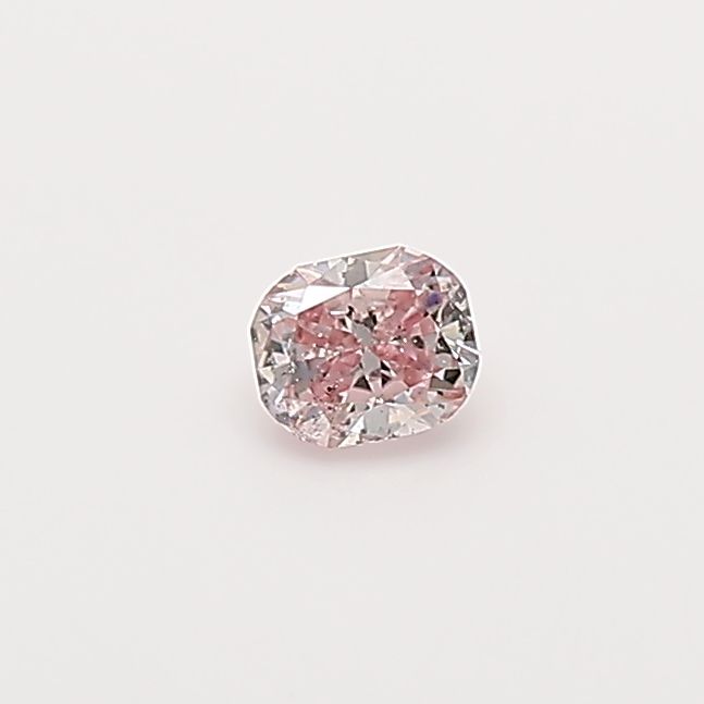 Cushion Fancy Pink Natural Diamond 0.11ct loose diamond