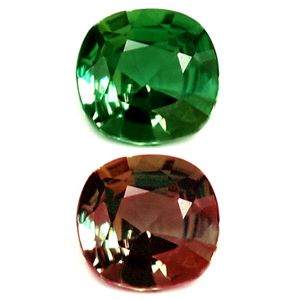 Cushion Green Alexandrite 0.21ct loose gemstone