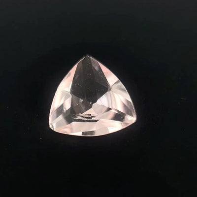 Trilliant Pink Morganite 0.5ct loose gemstone
