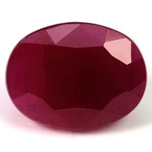Oval Red Ruby 3.16ct loose gemstone