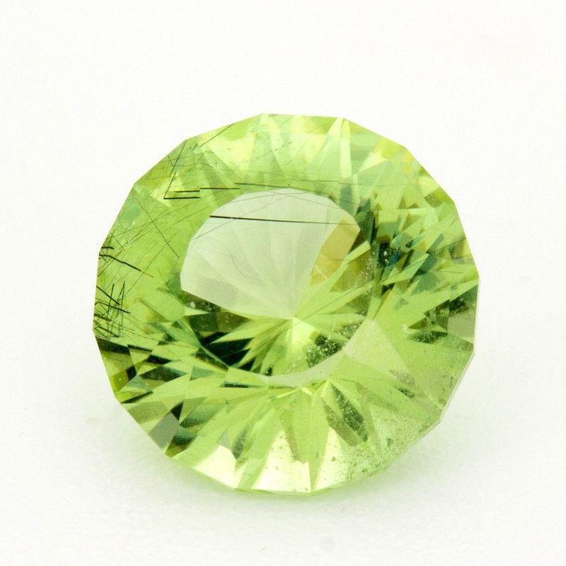 Round Green Peridot 2.5ct loose gemstone