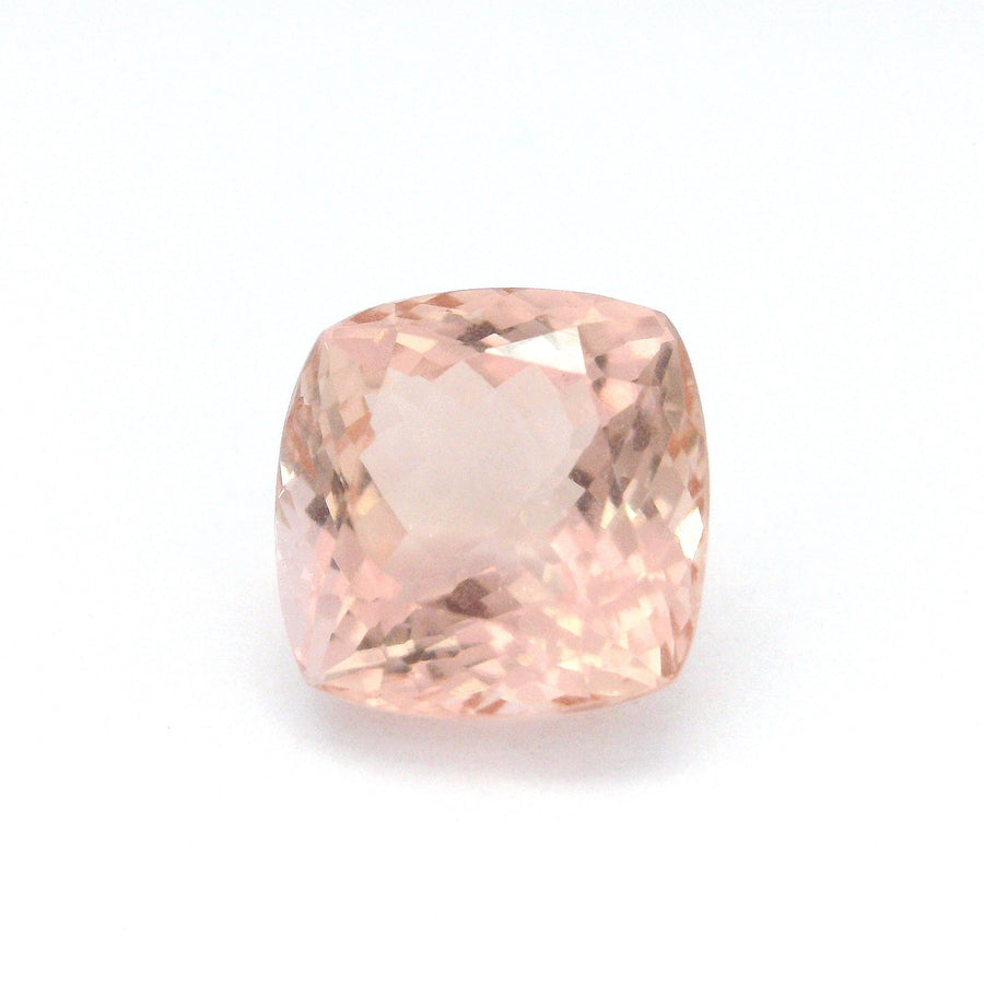 Cushion Pink Morganite 6.61ct loose gemstone