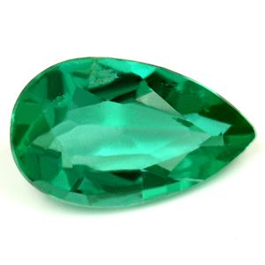 Pear Green Emerald 0.97ct loose gemstone