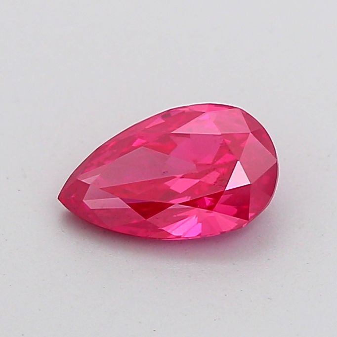 Pear Fancy Vivid Red Lab-grown Diamond 0.86ct VS1 loose diamond