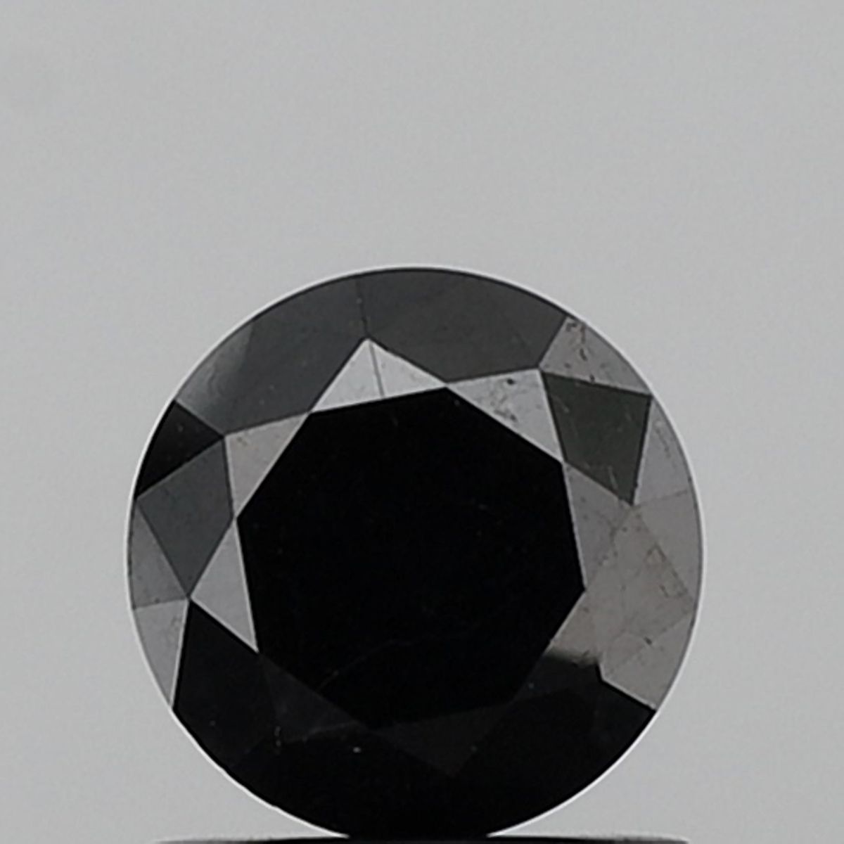 Round Fancy Black Natural Diamond 1.19ct VVS2 loose diamond