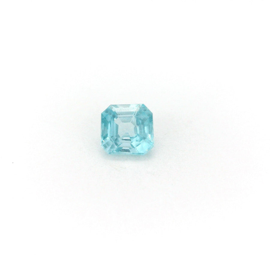 Octagonal Blue Zircon 0.85ct loose gemstone