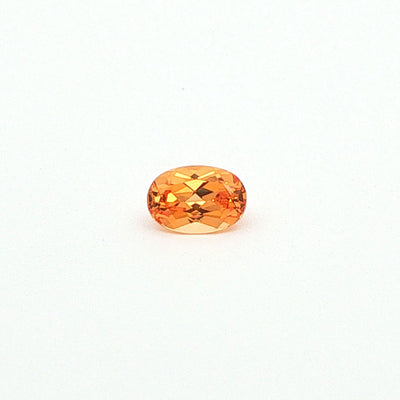 Oval Orange Garnet 0.75ct loose gemstone