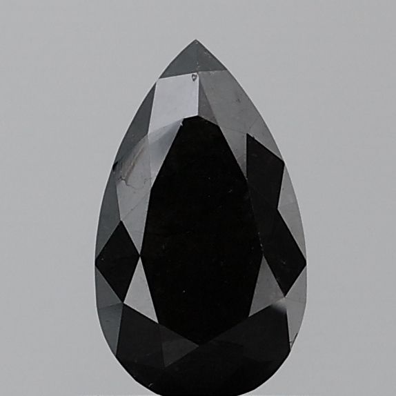 Pear Black Natural Diamond 1.16ct VVS2 loose diamond