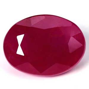 Oval Red Ruby 4.1ct loose gemstone