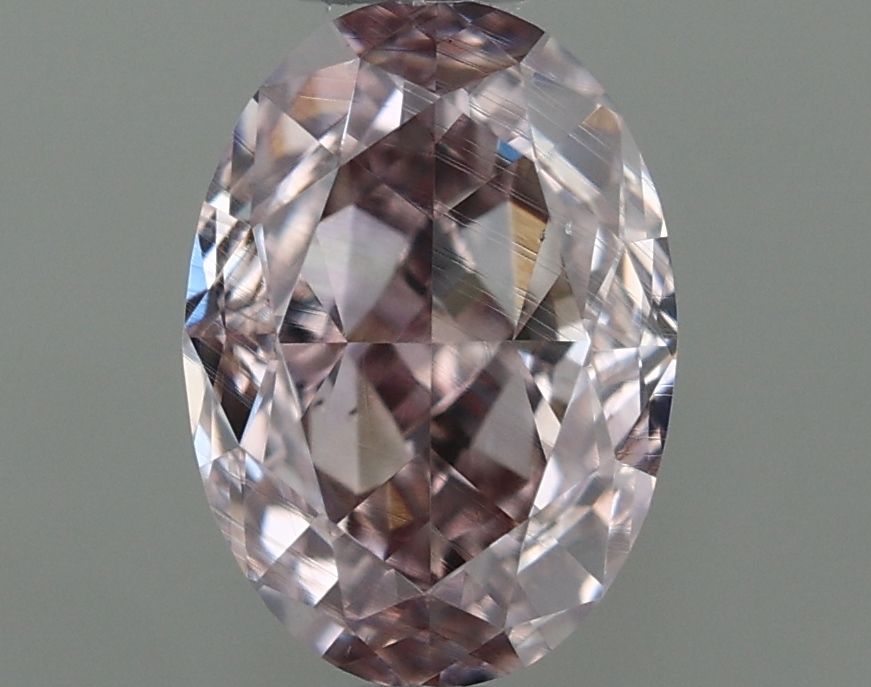 Oval Fancy Brown Pink Natural Diamond 0.5ct SI1 loose diamond