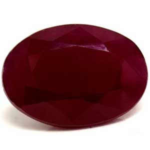 Oval Red Ruby 3.09ct loose gemstone