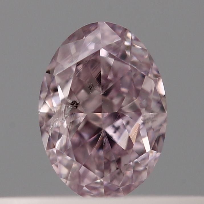 Oval Fancy Purple Pink Natural Diamond 0.22ct I1 loose diamond