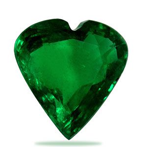 Heart Green Emerald 1.48ct loose gemstone