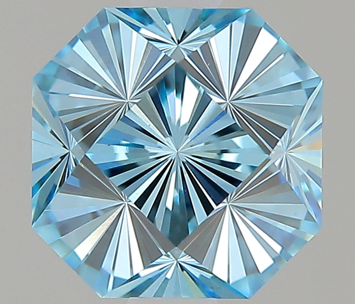Octagonal Fancy Intense Blue Lab-grown Diamond 1.03ct VS1 loose diamond
