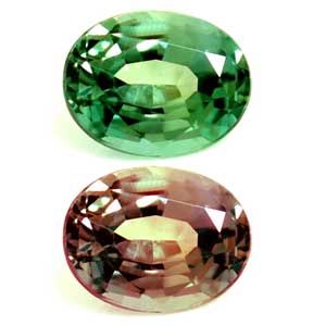 Oval Green Alexandrite 0.2ct loose gemstone