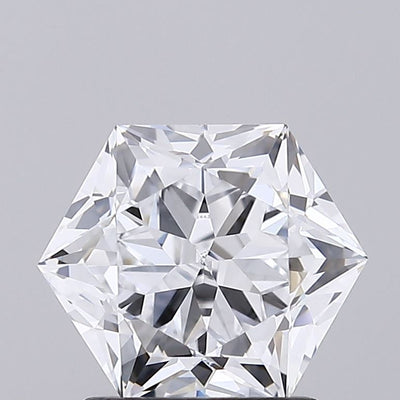Hexagonal Lab-Grown Diamond 1.56ct E VVS1