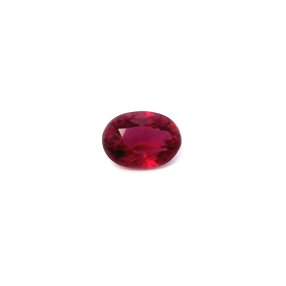 Oval Red Ruby 0.62ct loose gemstone