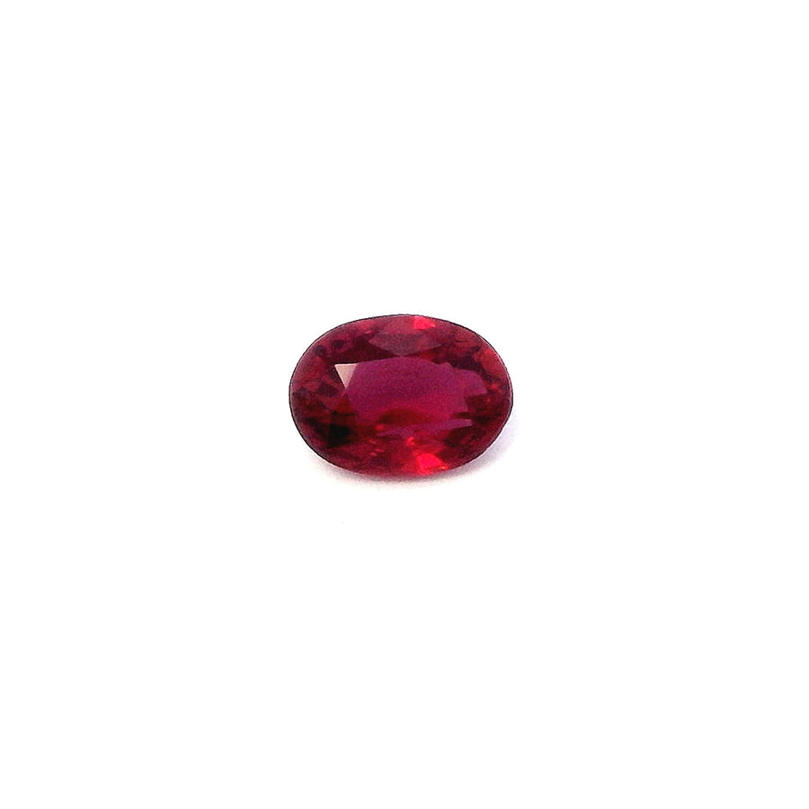 Oval Red Ruby 0.62ct loose gemstone