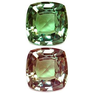 Cushion Green Alexandrite 0.66ct loose gemstone
