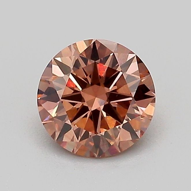 Round Fancy Brown Lab-grown Diamond 0.71ct VS2 loose diamond