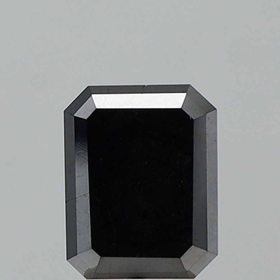 Emerald Black Natural Diamond 2.18ct VVS1 loose diamond
