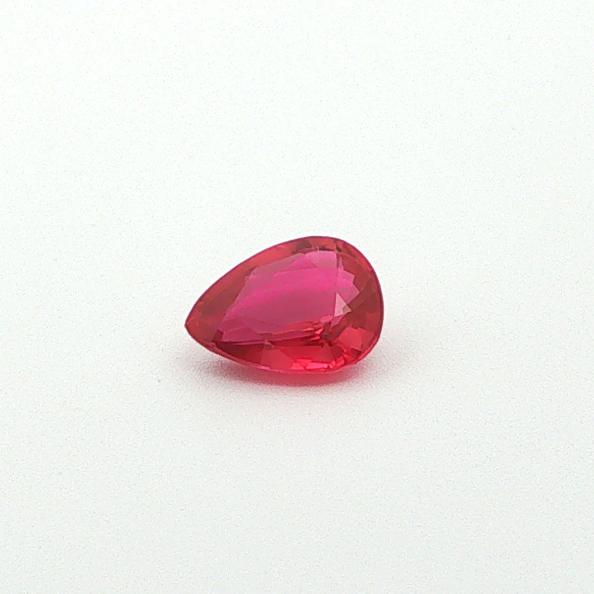 Pear Red Ruby 1.35ct loose gemstone
