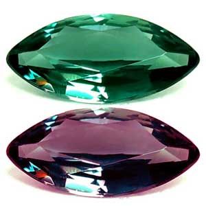 Marquise Green Alexandrite 0.1ct loose gemstone