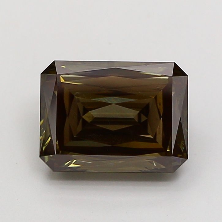 Radiant Fancy Deep Gray Lab-grown Diamond 2.54ct VS2 loose diamond