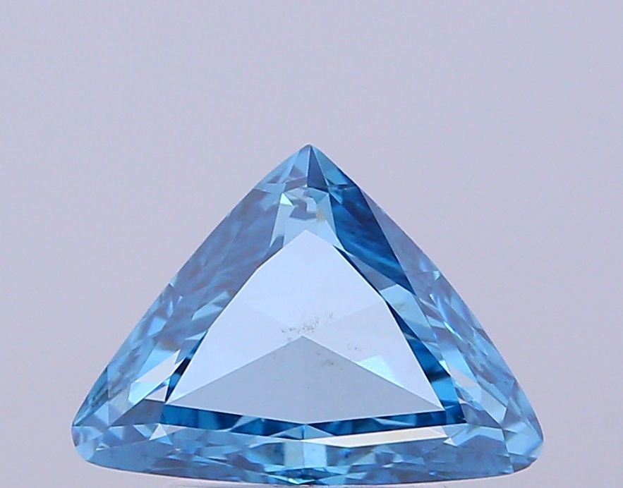 Triangular Fancy Vivid Blue Lab-grown Diamond 1.68ct VS1 loose diamond