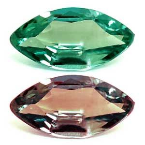 Marquise Green Alexandrite 0.18ct loose gemstone